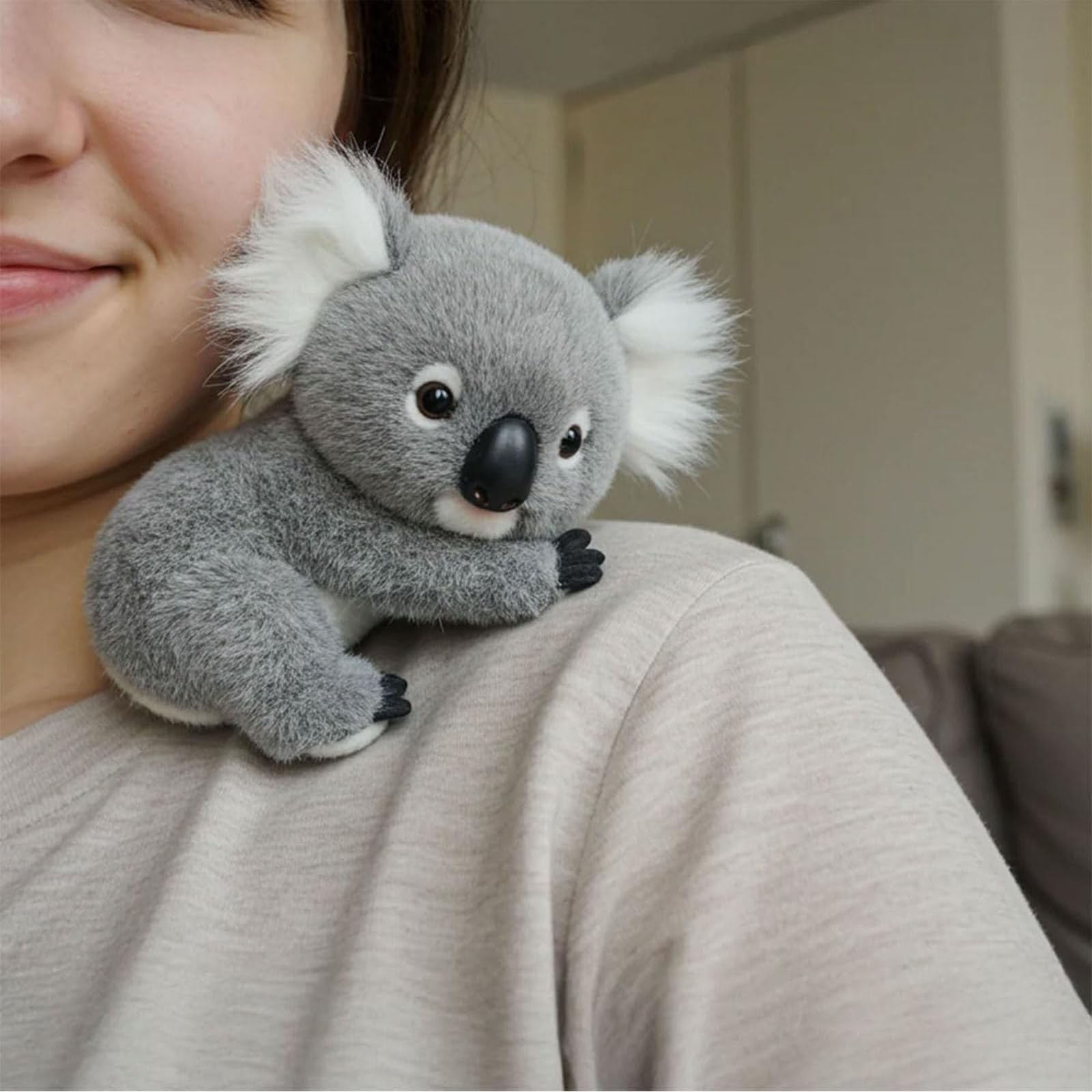 The Koaly - Emocjonalne Leczenie Na żądanie, Ultra Miękkie Imitacje Koali, Dla Złagodzenia Stresu, Wsparcia Emocjonalnego, Sympatyczny Pluszak Koala, Przytulny Komfort