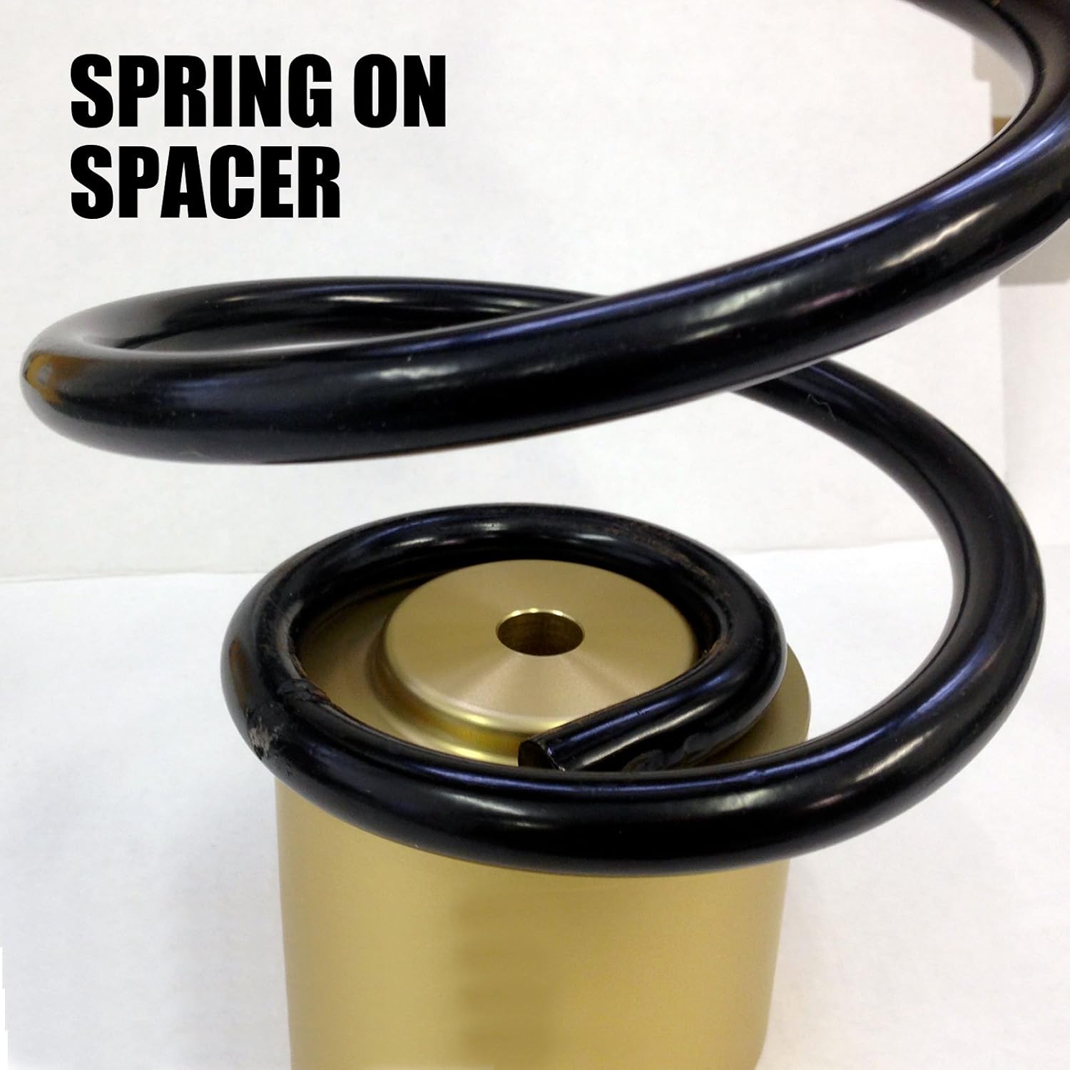 MPI 3" Lift Billet Aluminum Rear Coil Spring Spacer Set/Pair Compatible with Select 1958-1966 GM A-Body & B-Body Passenger Cars - Includes Grade 8 Hardware & Instructions - Made in USA