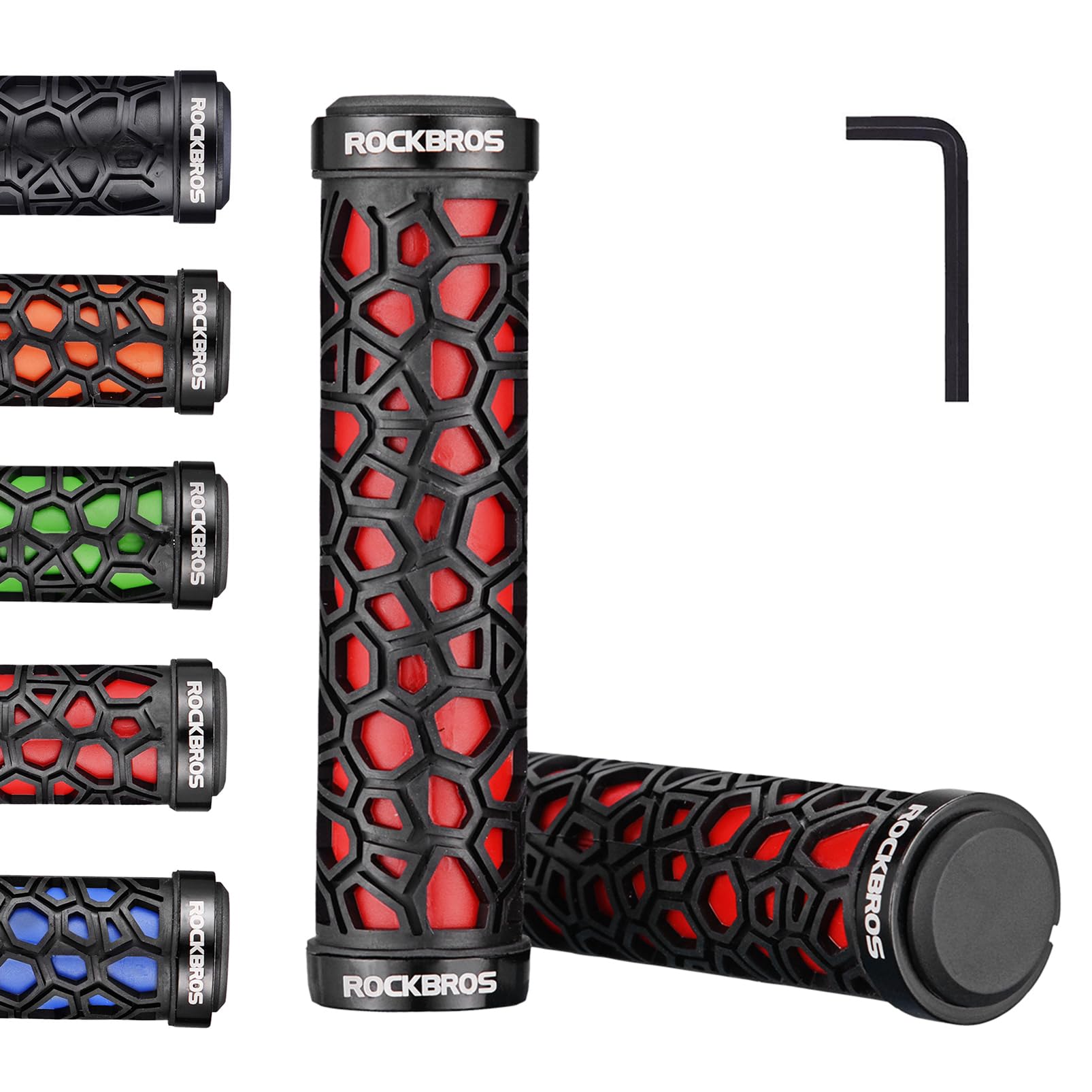 ROCKBROS Bike Handlebar Grips Double Lock-on