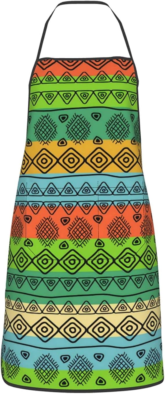 Decorative Drawing Art Fashion Apron 28" X 20" Unisex