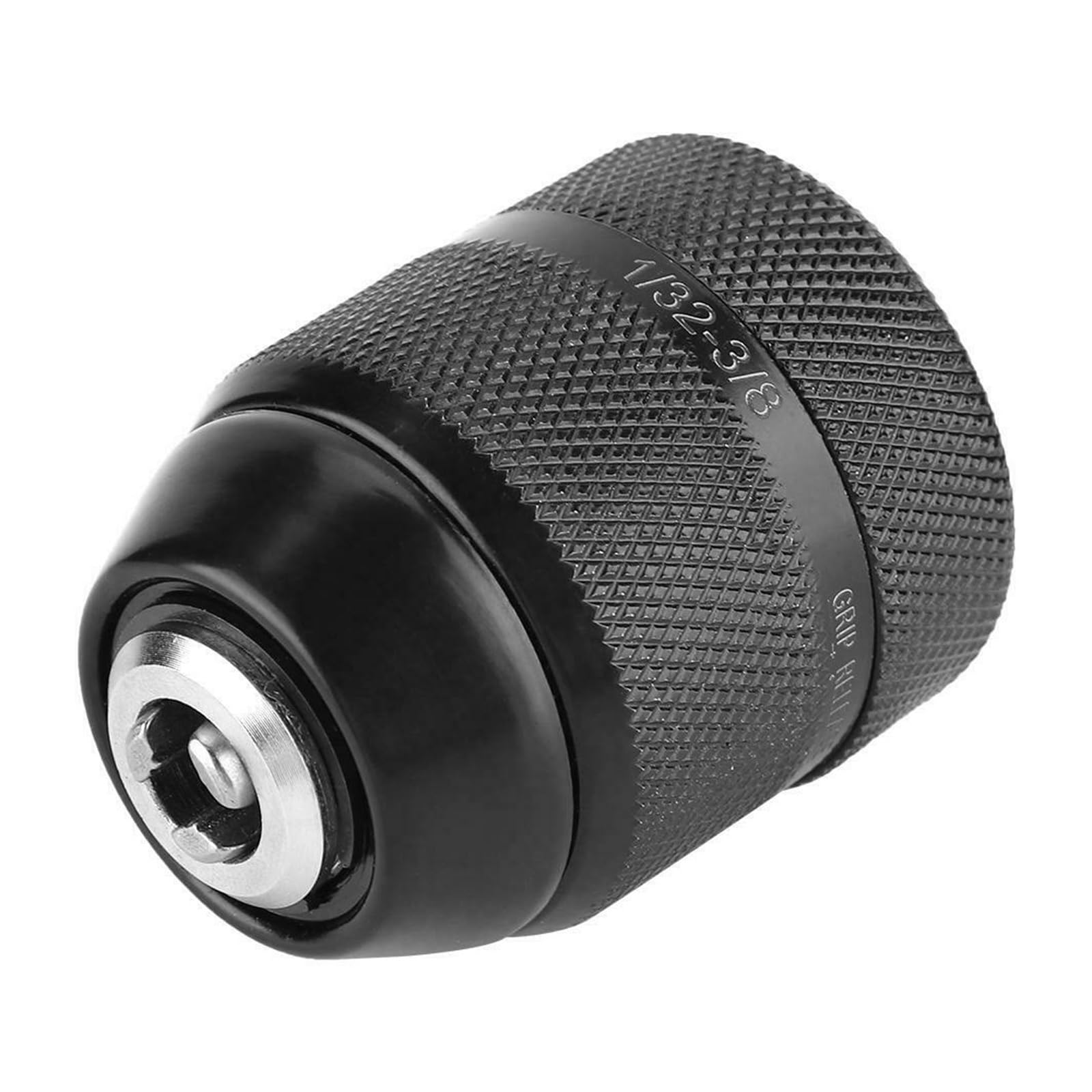 0.8mm-10mm bezkluczowy uchwyt wiertarski 3/8-24UNF uchwyt samozaciskowy do ręcznej wiertarki elektrycznej pasuje do adaptera żeńskiego SDS