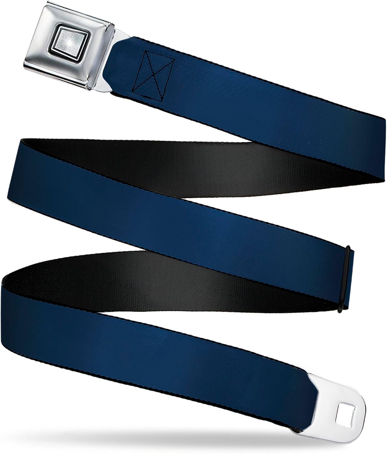 Buckle-Down Belt, Starburst Seatbelt Buckle Navy