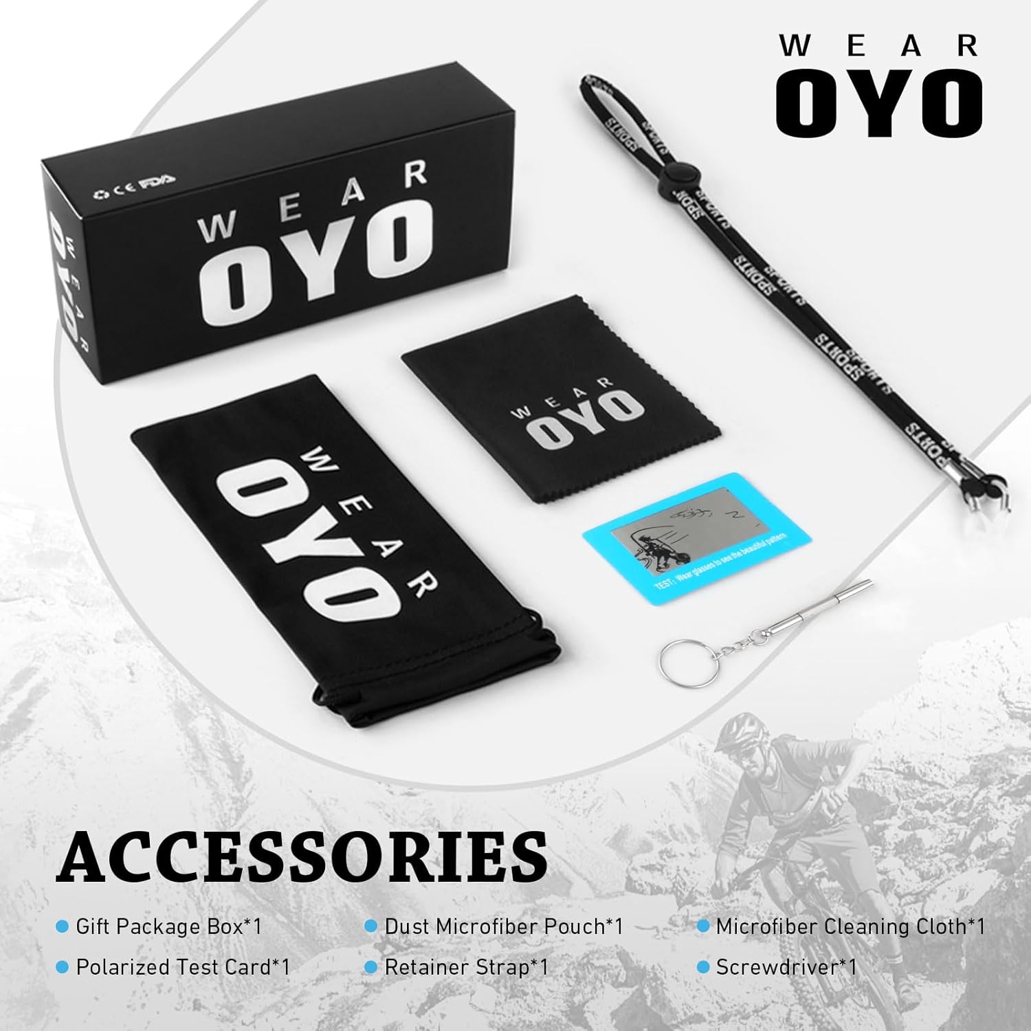 Polarized Sunglasses Men Womens,Flexible TR90 Semi Rimless Frame,Wraparound UV400 Sports Sun Glasses Running Fishing - Image 9