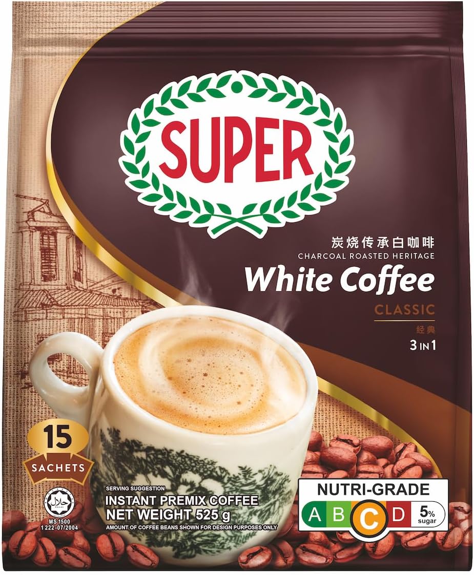 SUPER Charcoal Roasted White Coffee Classic