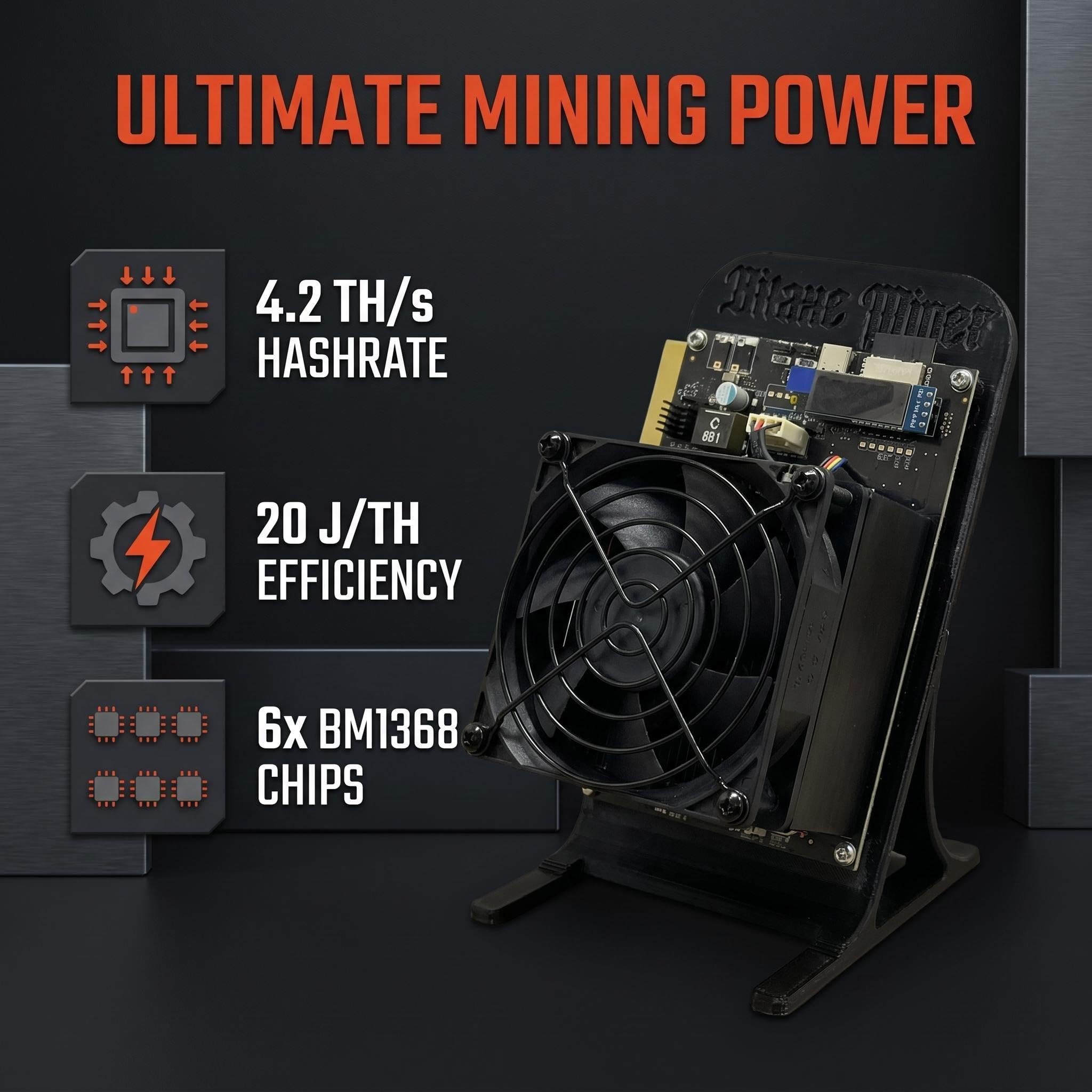 Bitcoins Miner Bitaxe Supra Hex 701 Solo BTC Crypto Miner BM1368 6