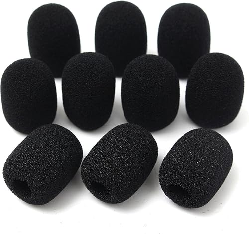 Mikrofon Headset Grill Windschutzscheibe Schwamm Schaum schwarz Mikrofon Stk 