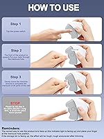 Vista 4 de Cortaúñas eléctrico automático con luz, 2 velocidades, cubierta magnética, almacenamiento de restos de uñas, recargable por USB, recortadora de uñas