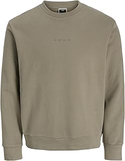 JACK & JONES mens JCOSTANCE SWEAT CREW NECK Sweater