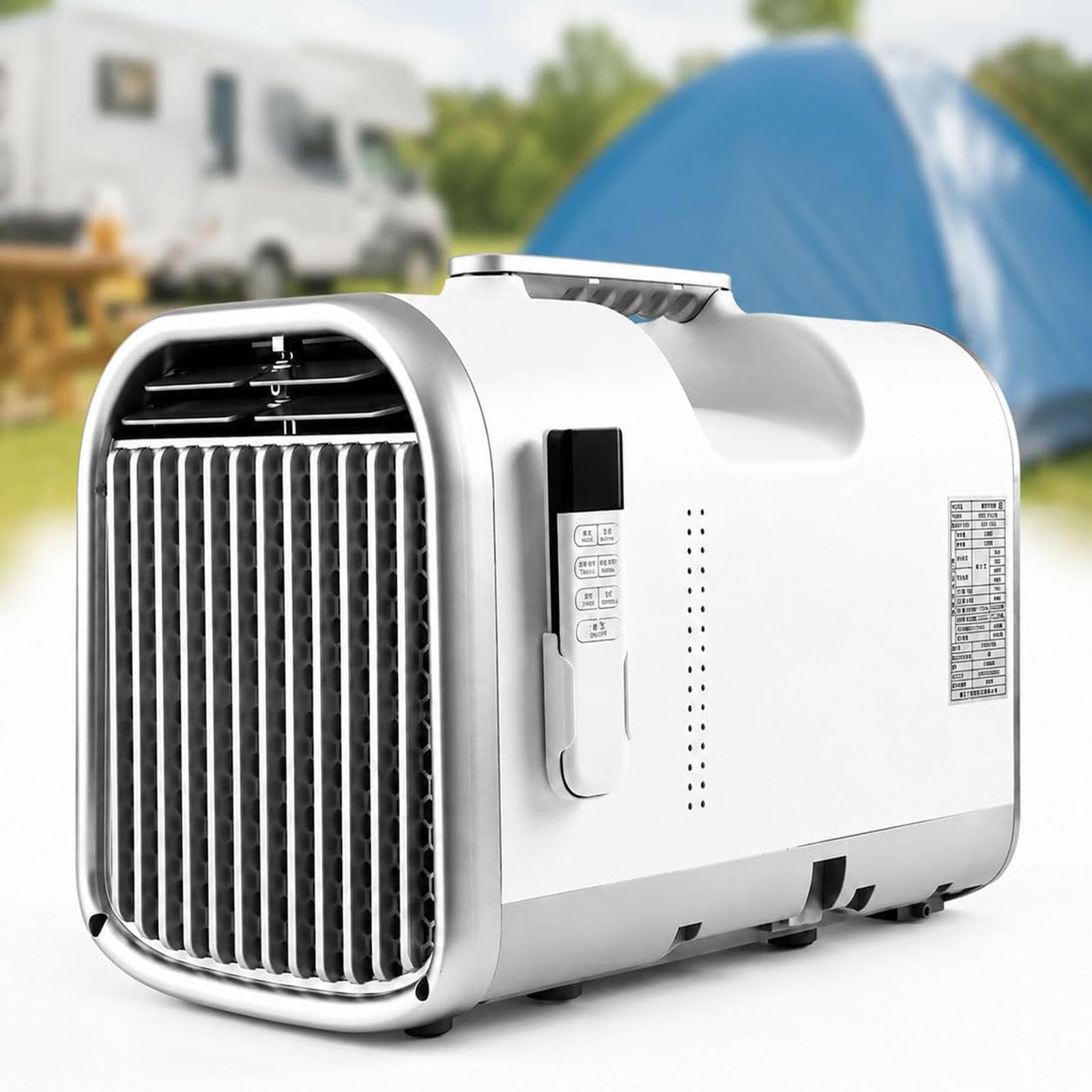 LJCSSD Portable Air Conditioner,Fast Cooling Air Conditioners Dehumidifier, 5100BTU AC 600W Power Consumption Portable Mini Air Conditioner for Camping Tent, RV, Car, Truck, Van and Fishing V1pro