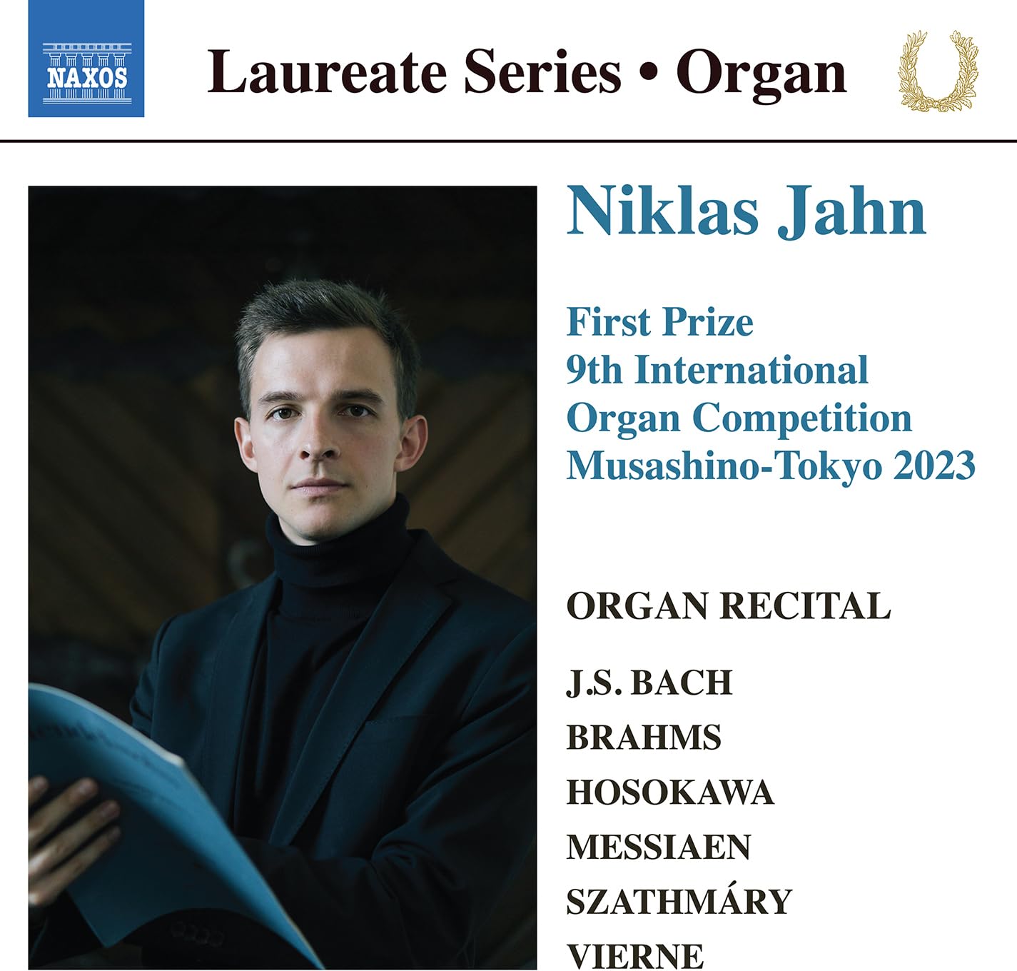 Niklas Jahn Organ Laureate Recital - First Prize, 9th International Organ Competition Musashino-Tokyo 2023 (J.S. Bach; Brahms; Hosokawa; Messiaen; Szathmary; Vierne)