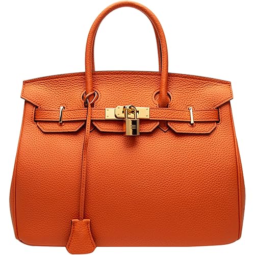 2024 Women Top Handle Satchel Purse Shoulder Leather Handbags Large Work Bag for Ladies, Brown