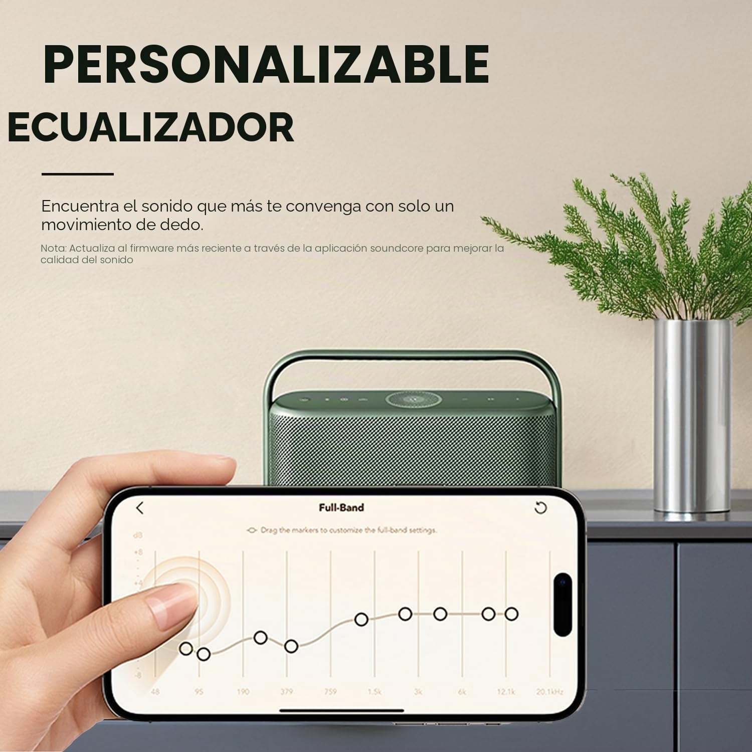 Soundcore Motion X600 Altavoz Bluetooth Potente, Altavoz portátil y inalámbrico, Hi-Res, 50W, IPX7, 12h, EQ Personalizable, Entrada de AUX IN