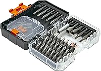 Vista 4 de BLACK+DECKER BLACK + DECKER - Juego de puntas de destornillador, 40 piezas (BDAST40SETFF)