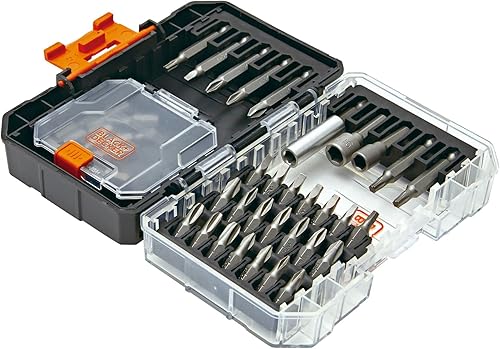 Miniatura 4 de BLACK+DECKER BLACK + DECKER - Juego de puntas de destornillador, 40 piezas (BDAST40SETFF)