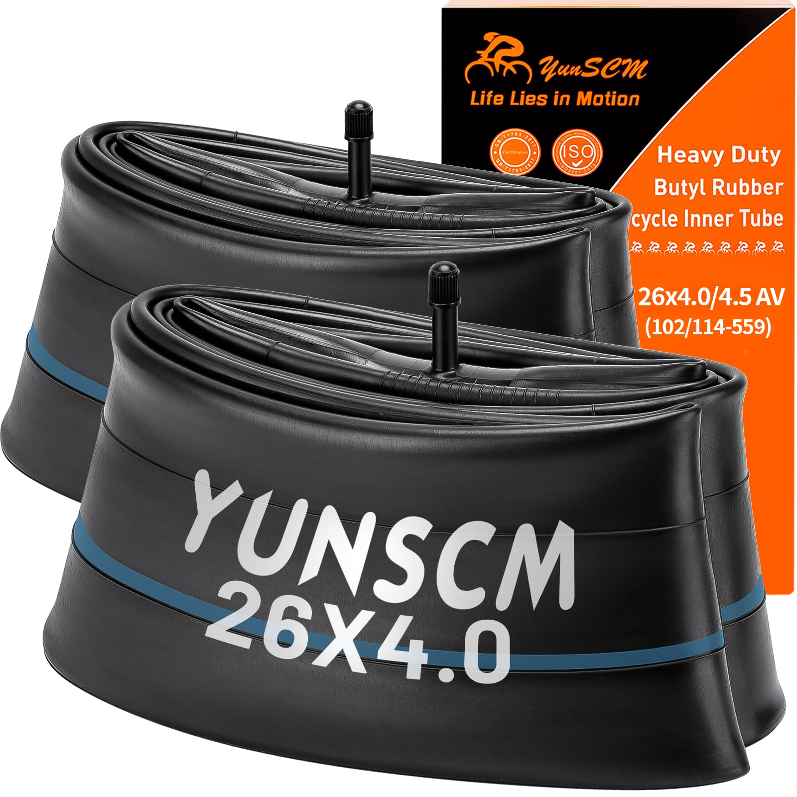 YunSCM Heavy Duty 26x4.0/4.5 Tubes