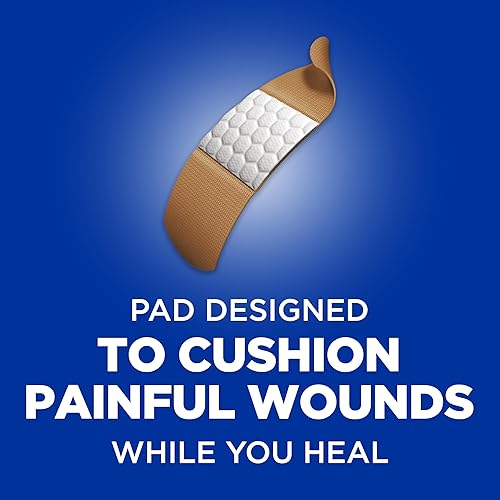 Miniatura 4 de Band-Aid Vendajes adhesivos de tela flexible, cómoda protección flexible y cuidado de heridas de pequeños cortes y rasguños, tecnología Quilt-Aid