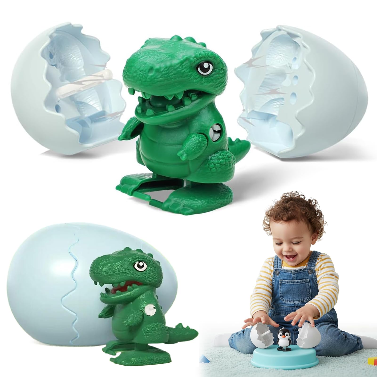 CHENRI 2026 Easter’s Gift, Wind-Up Animal Hatching Surprise Egg