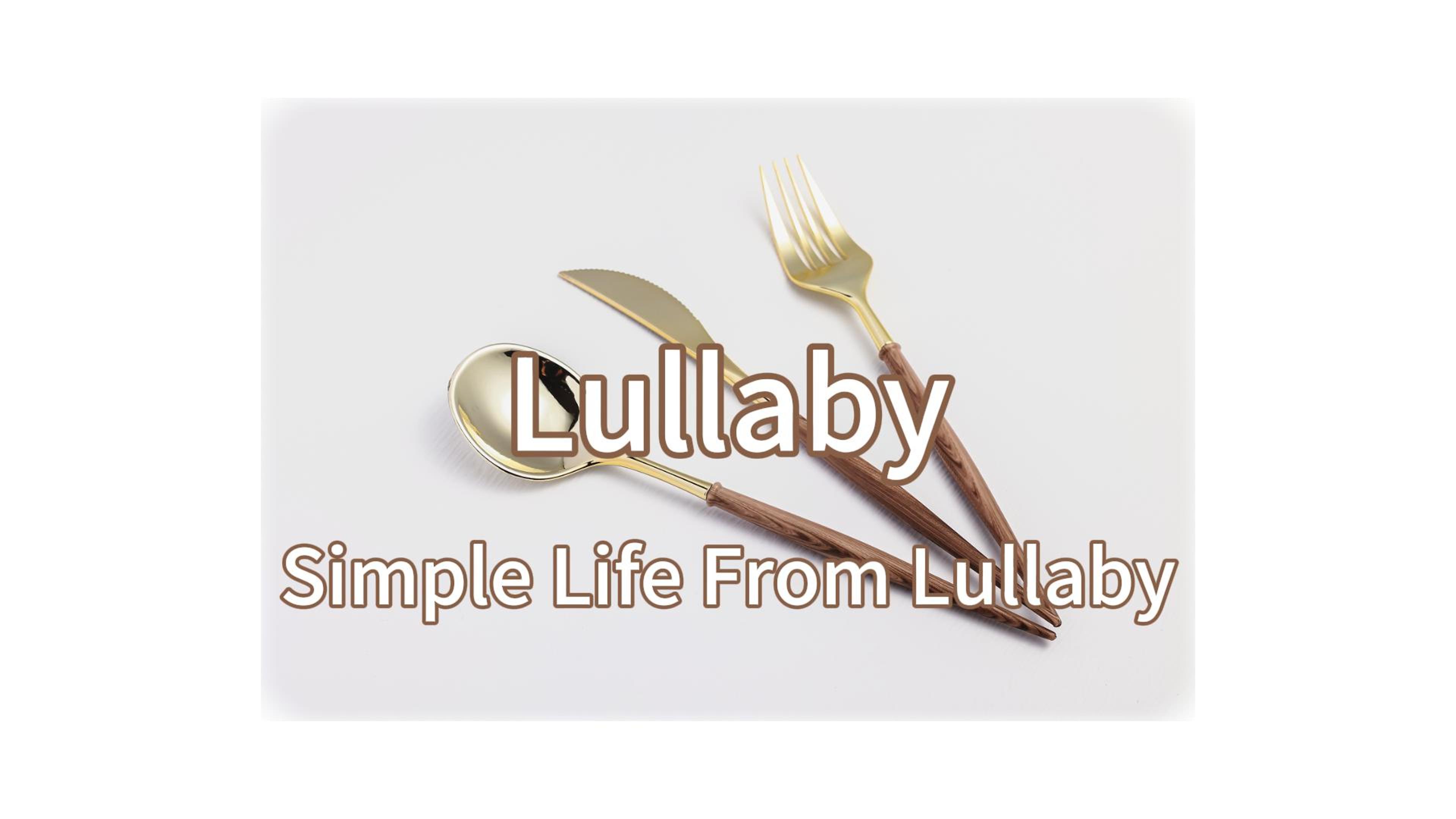 Amazon.com: Lullaby 120PCS Gold Plastic Silverware, Gold