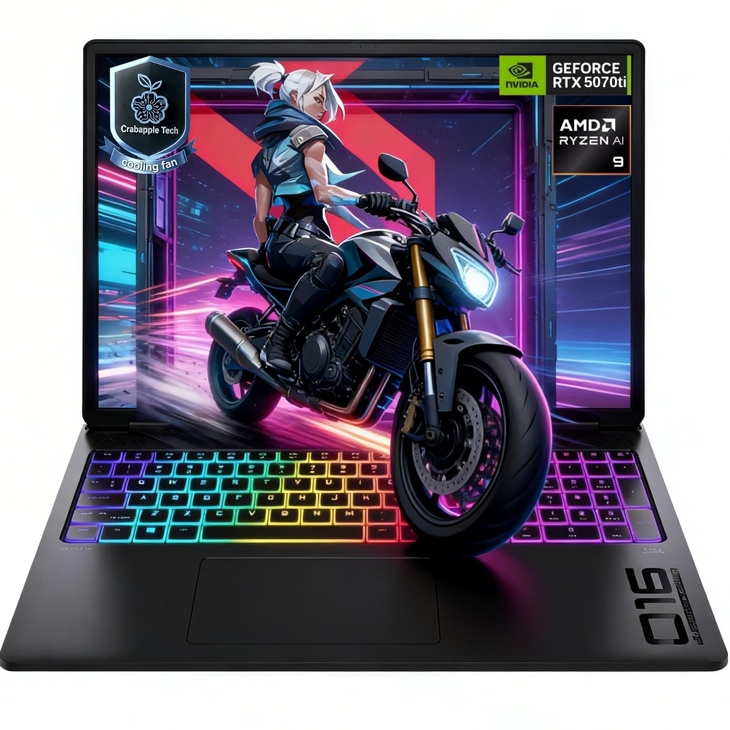 HP Omen Max 16” Gaming Laptop, AMD Ryzen AI 9 HX 375, GeForce RTX 5070 Ti, WQXGA (2560 * 1600) 240Hz IPS Display, 64GB DDR5 + 4TB SSD, Omen Tempest