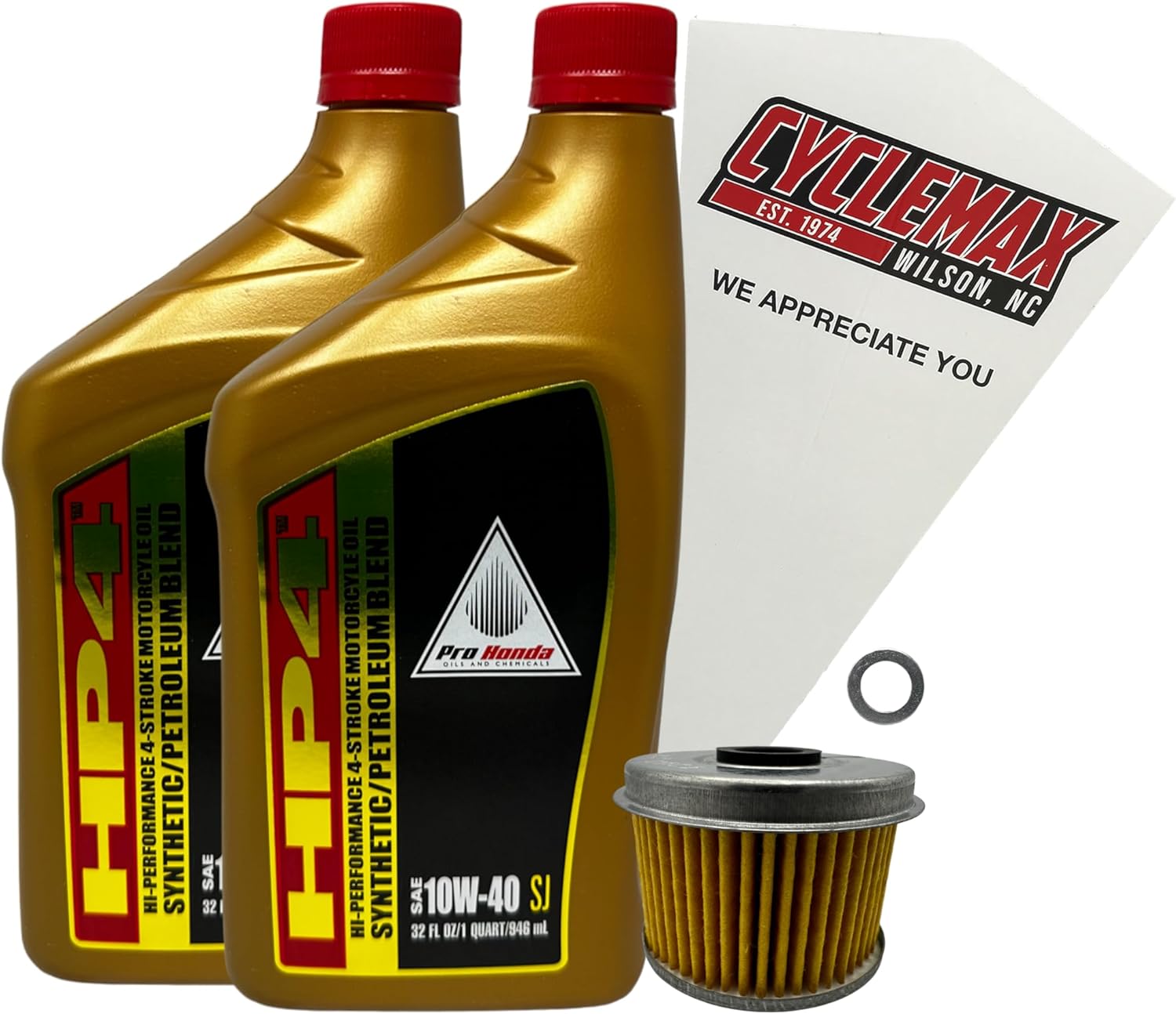 Cyclemax Standard 10W40 Oil Change Kit fits 20222024