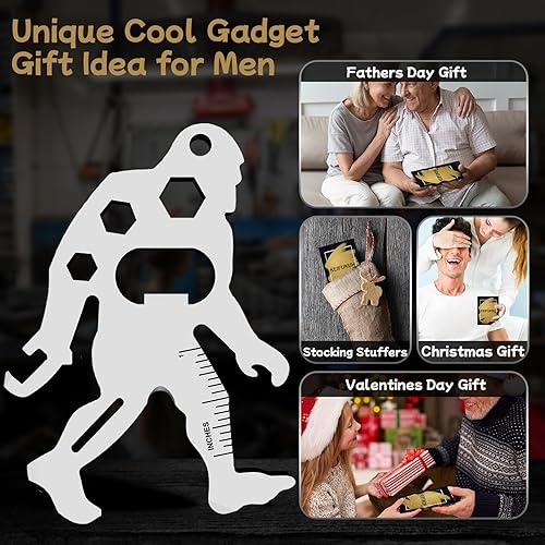 Miniatura 4 de Regalos navideños para hombre, multiherramienta EDC  Divertidos regalos de Navidad secretos de Papá Noel para adultos, regalos únicos de vacaciones,