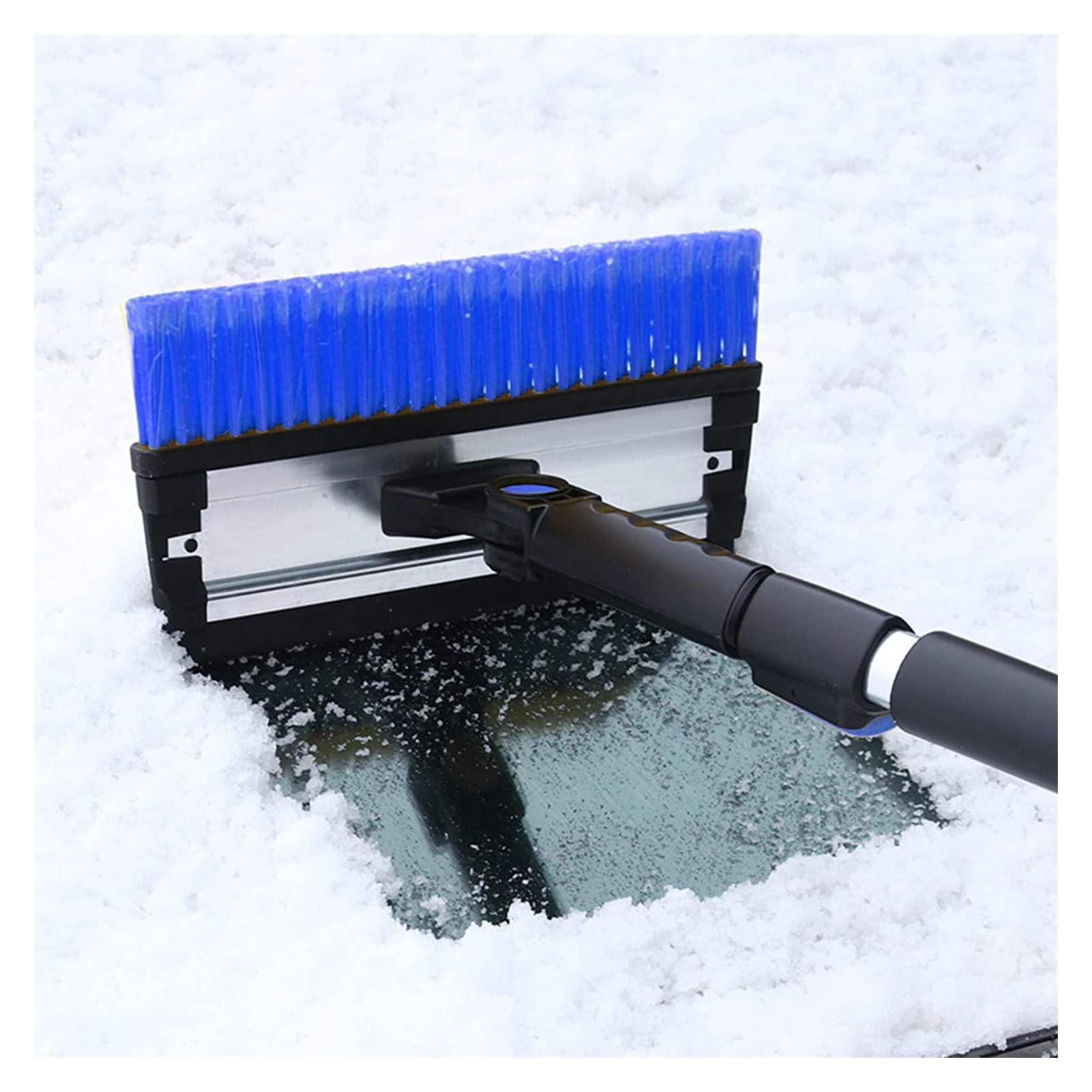 Cepillo de Nieve Dangyin Broom - Cepillo de Nieve de Coches con SCRAEGEE, Snow Snow Cleaner Herramienta Telescópica Ventana Cepillo de Nieve Cepillo de Nieve