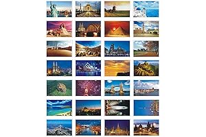 HostessChoice Beautiful Postcard set of 30 Post card variety pack World travel...