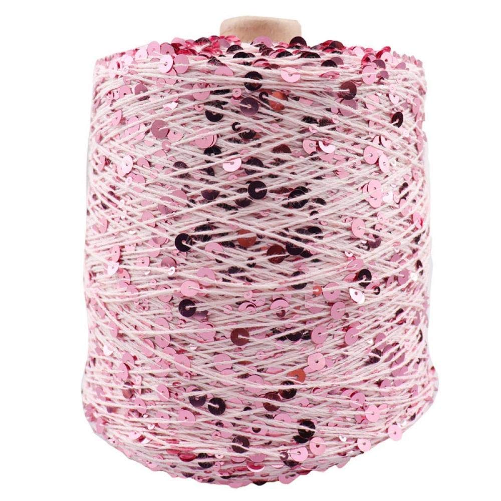 Knitting Wool Knitting Wool 50G/Ball/140M Cotton Yarn 6/3Mm Special Sequin Yarn Clothing Accessories Doll Knitting Yarn-08_8Pcs
