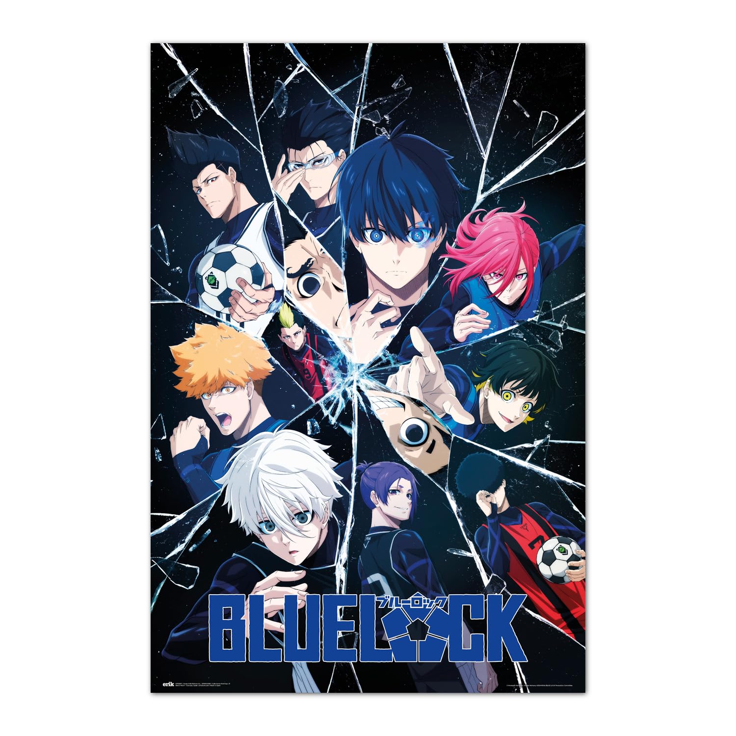 Grupo Erik Poster Demon Slayer - Kimetsu No Yaiba Anime, 61x91,5 Cm, Carta Lucida 150gr, Poster Da Parete Incorniciabile, Regalo Manga