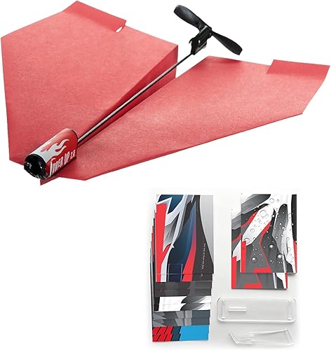 POWERUP Kit de inicio 2.0 incluye kit de conversión 2.0 y 12 plantillas de avión de papel para diversión educativa y aprendizaje