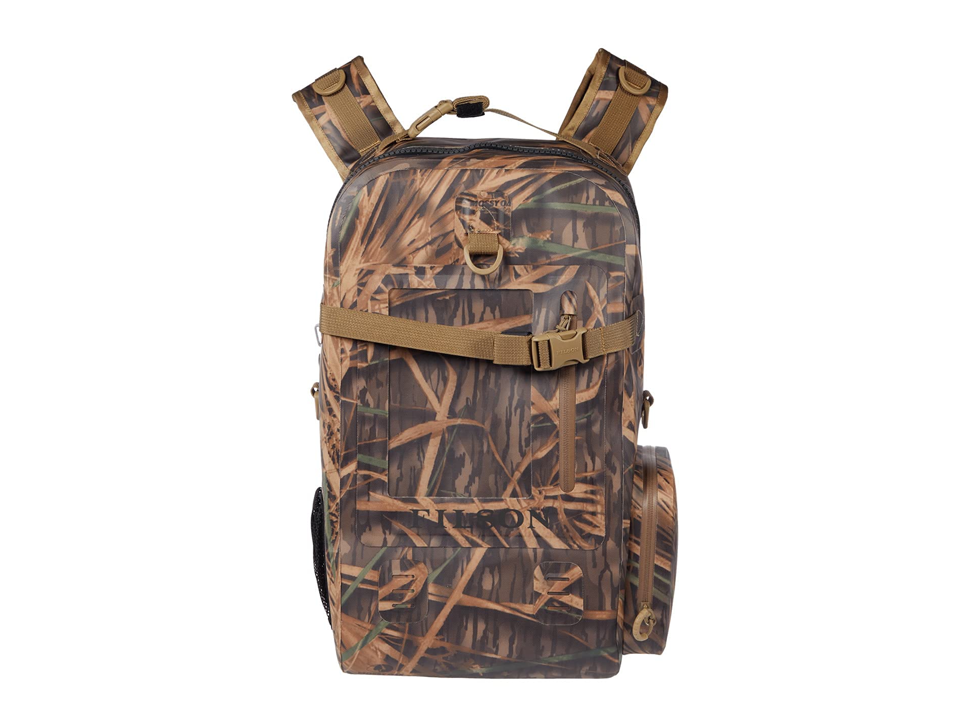 Filson Men's Camo Backpack Dry Bag, Shadow Grass, Brown, Print, One Size