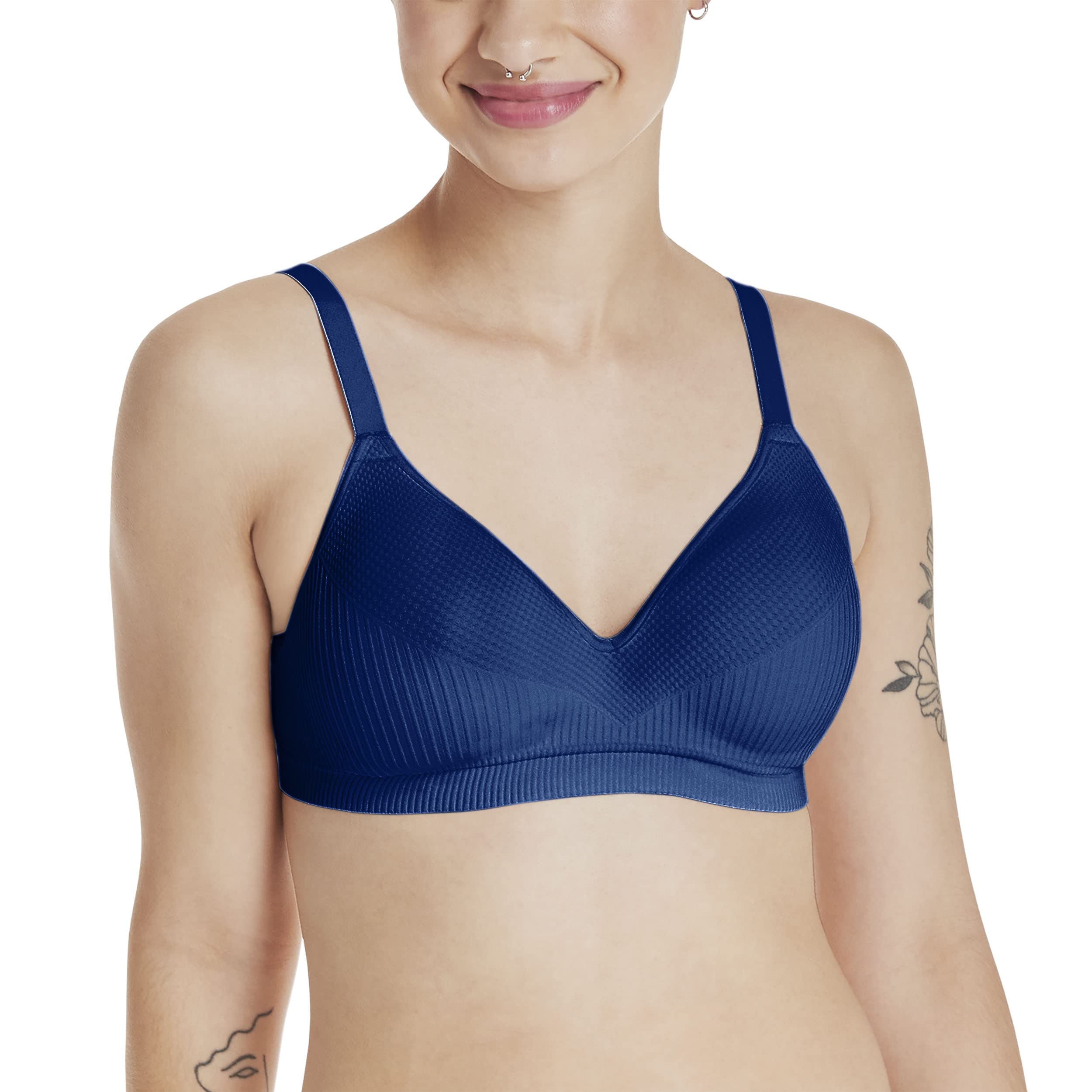 Haneswomens Perfect Coverage Comfortflex Wirefree Bra Mhg260 Full Coverage Bra (pack of 1)