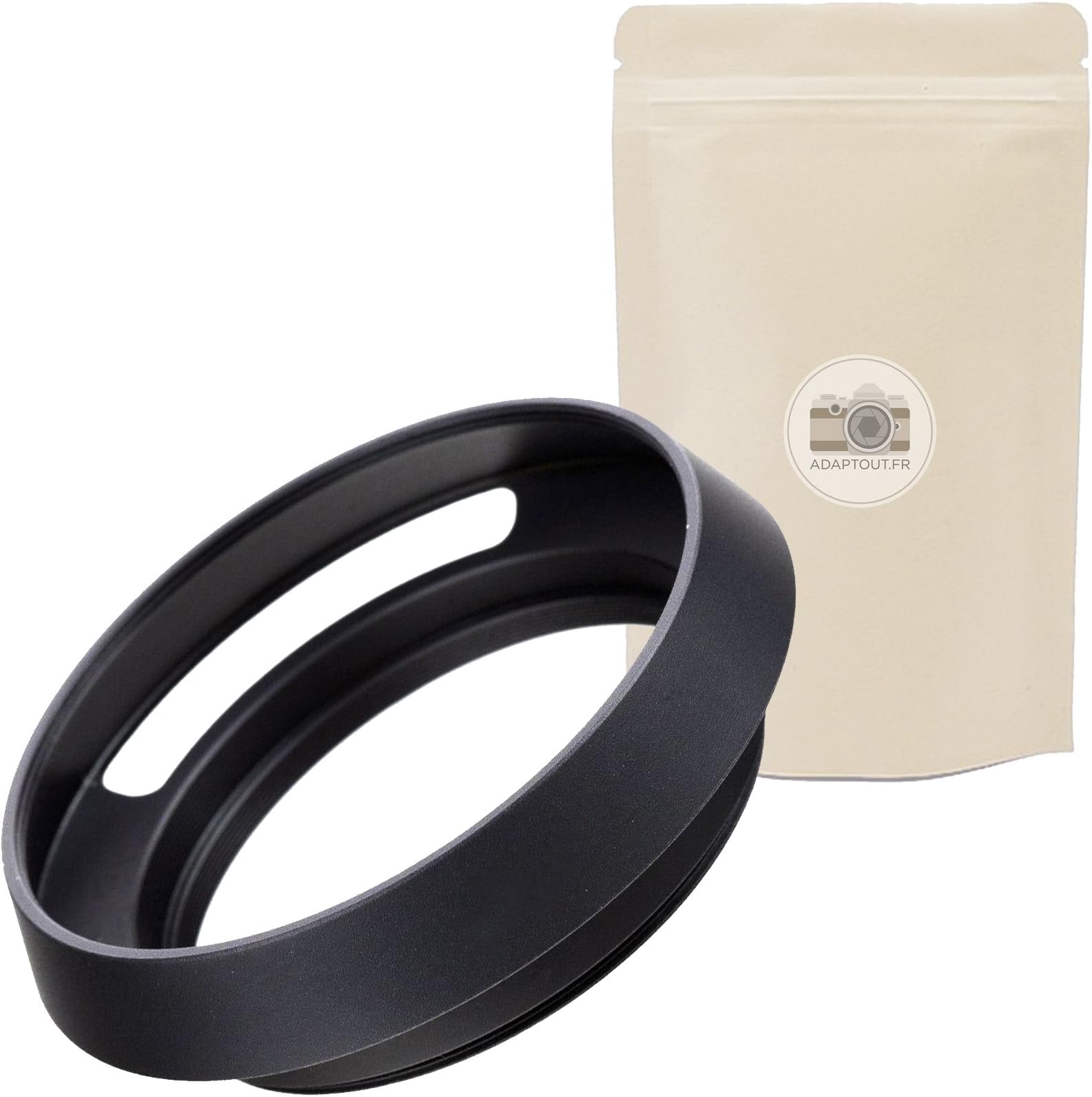 37 MM PARESOLEIL ÉVENTÉ Noir En Metal Pour Objectif 37MM Pare Soleil Ventilé à Trou Troué Compatible Toutes Marques Vented Hood Leica Pentax Olympus Pana - ADAPTOUT Marque FRANÇAISE