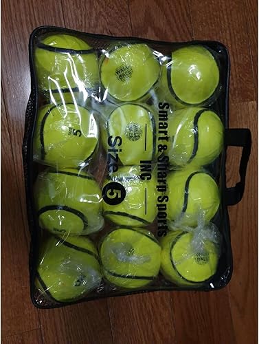 unbrand Hurling - Bolas de pared Sliotars color amarillo GAA tamaño oficial 5 bolas (12 silotars) (amarillo)