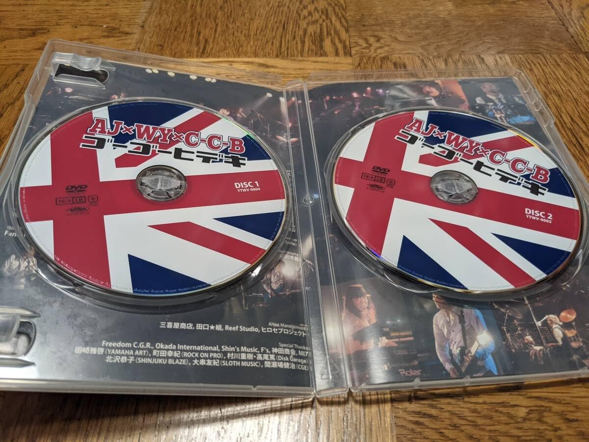 Amazon.co.jp: 廃盤 AJ×WY×C-C-B ゴーゴーヒデキ DVD 渡辺英樹