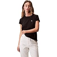 Calvin Klein Donna T-Shirt Maniche Corte Archive Jersey Tee con Scollo Rotondo