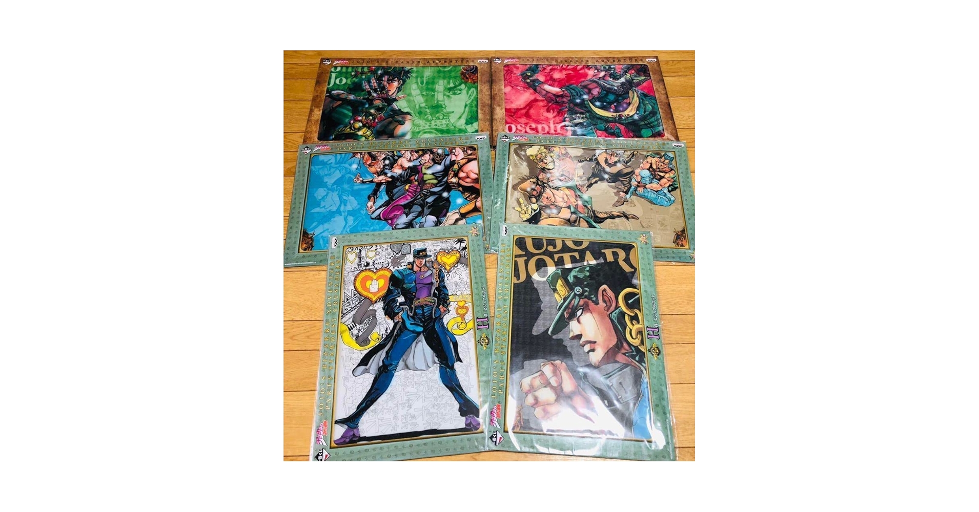 ジョジョの奇妙な冒険 ⭐一番くじ⭐ビジュアルマット１３枚 ジョジョの奇妙な冒険 ⭐一番くじ⭐ビジュアルマット13枚