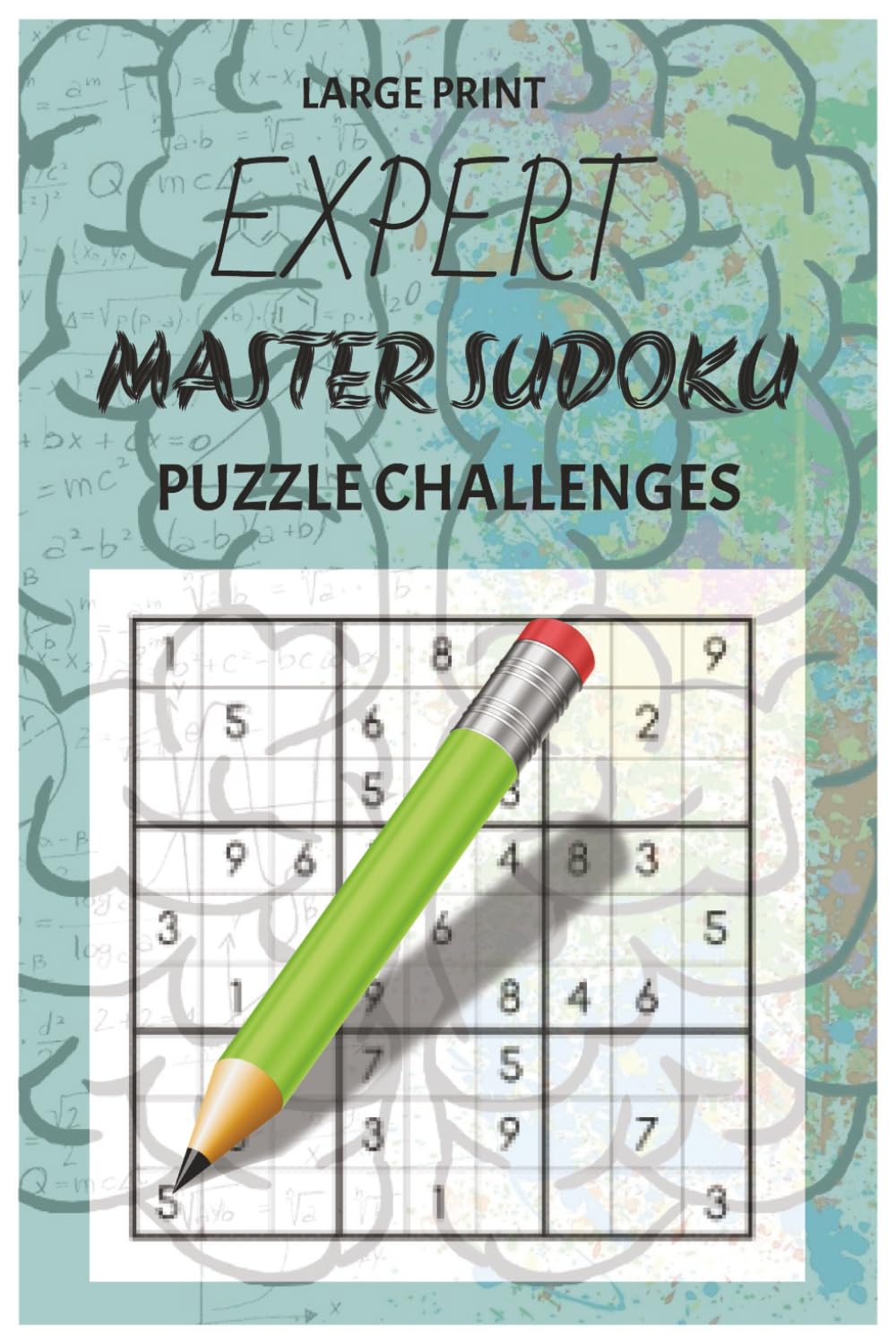 Expert Master Sudoku Puzzle Challenges: Large Print Adult Puzzle Book
