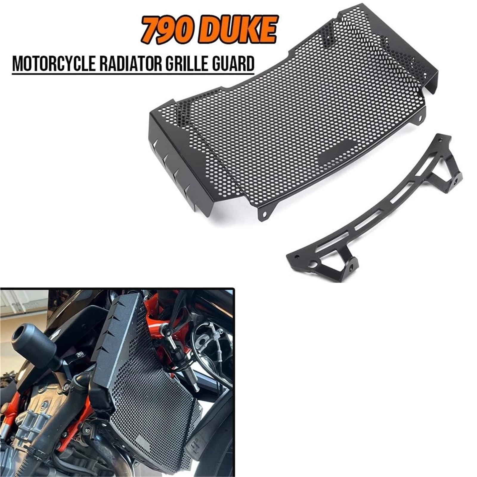 para K&TM Duke 790 2021-2024 Protector De Rejilla Radiador Motocicleta Cubierta Protectora Red Motocicleta Radiador Parrilla