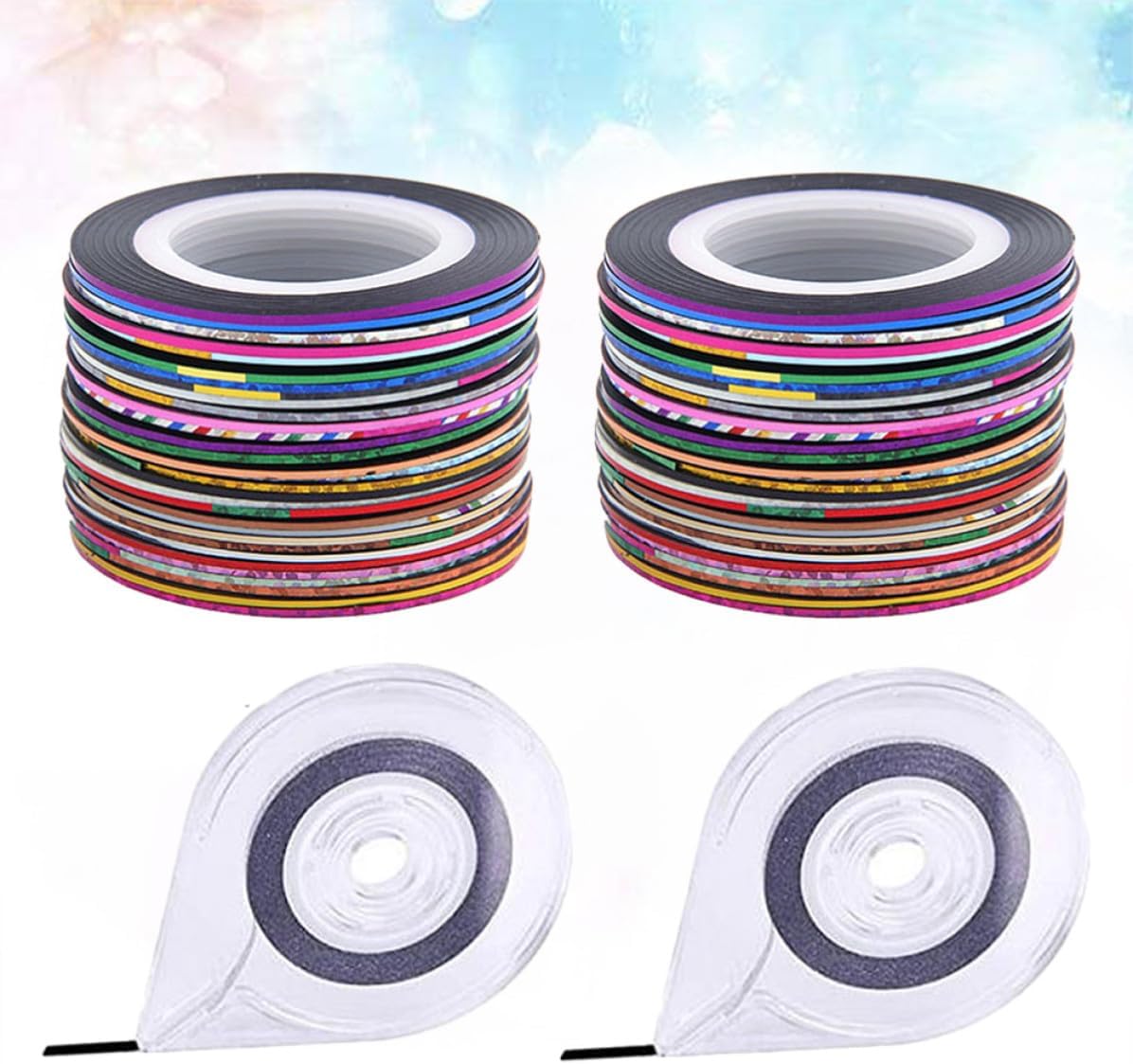 Striping Tape Lines 2 Boxes 60 for Nail Art Decoration, 60 Rolls