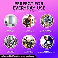 Vista 6 de PAÑOS 100 % algodón, juego 10 unidades, los colores pueden variar