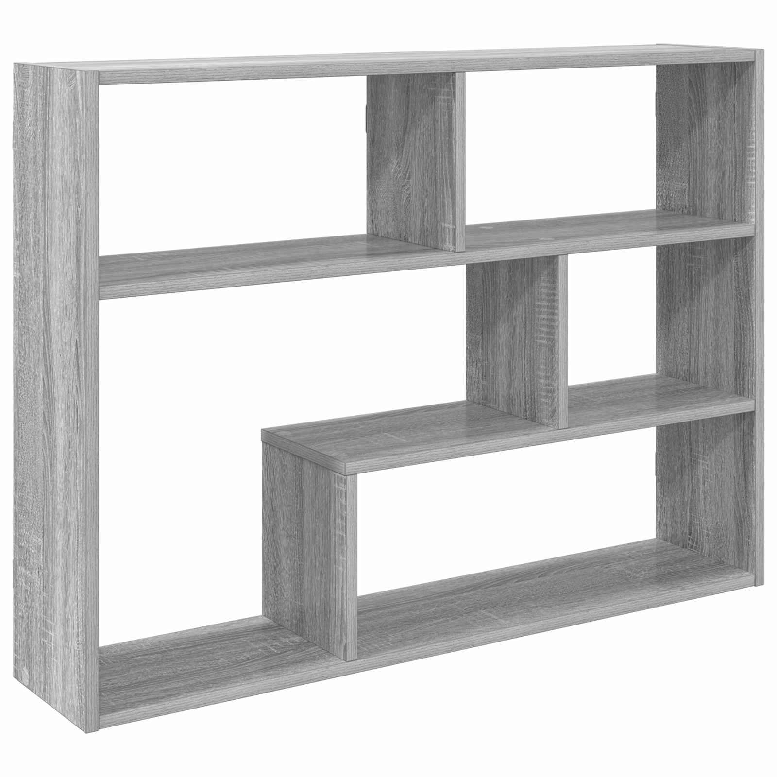 Estantería de pared gris Sonoma 95 x 20 x 69,5 cm