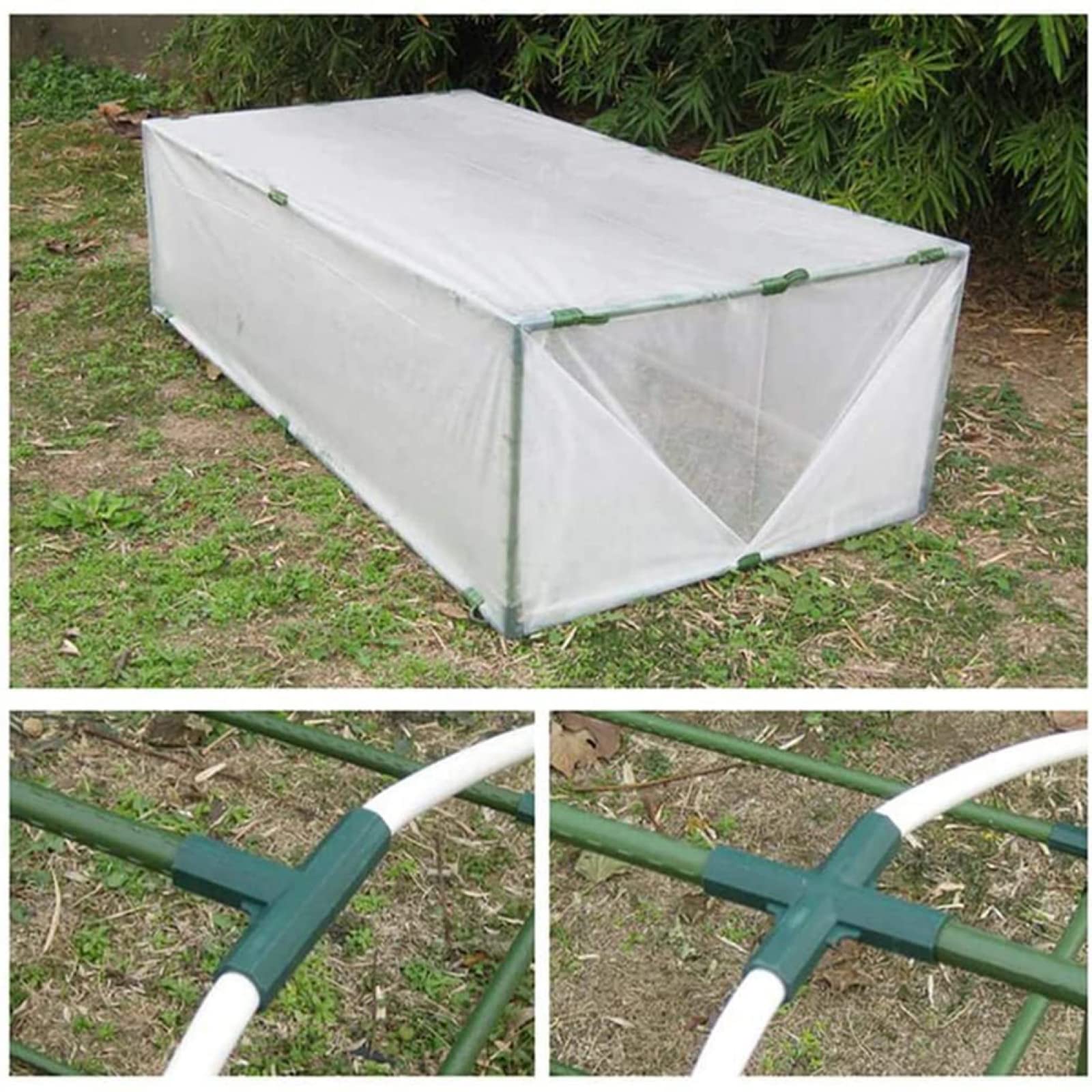 Lot De 8 Connecteurs De Joint De Cadre De Serre Robuste, Diamètre Intérieur De 19 Mm, Plastique Robuste, Pour Cadres De Serre Solides Et Stables (2