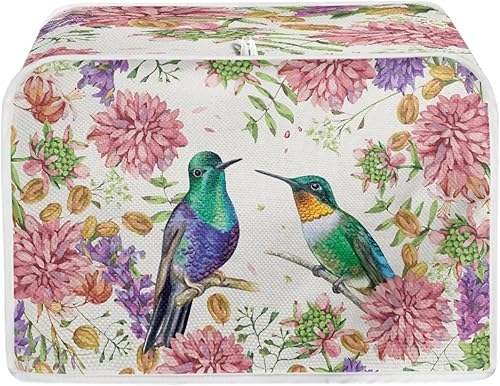 Vista 93 de Dreaweet Funda para tostadora de dibujos animados Kawaii Toast, de poliéster, se adapta a la mayoría de tostadoras de ranura larga de 4 rebanadas