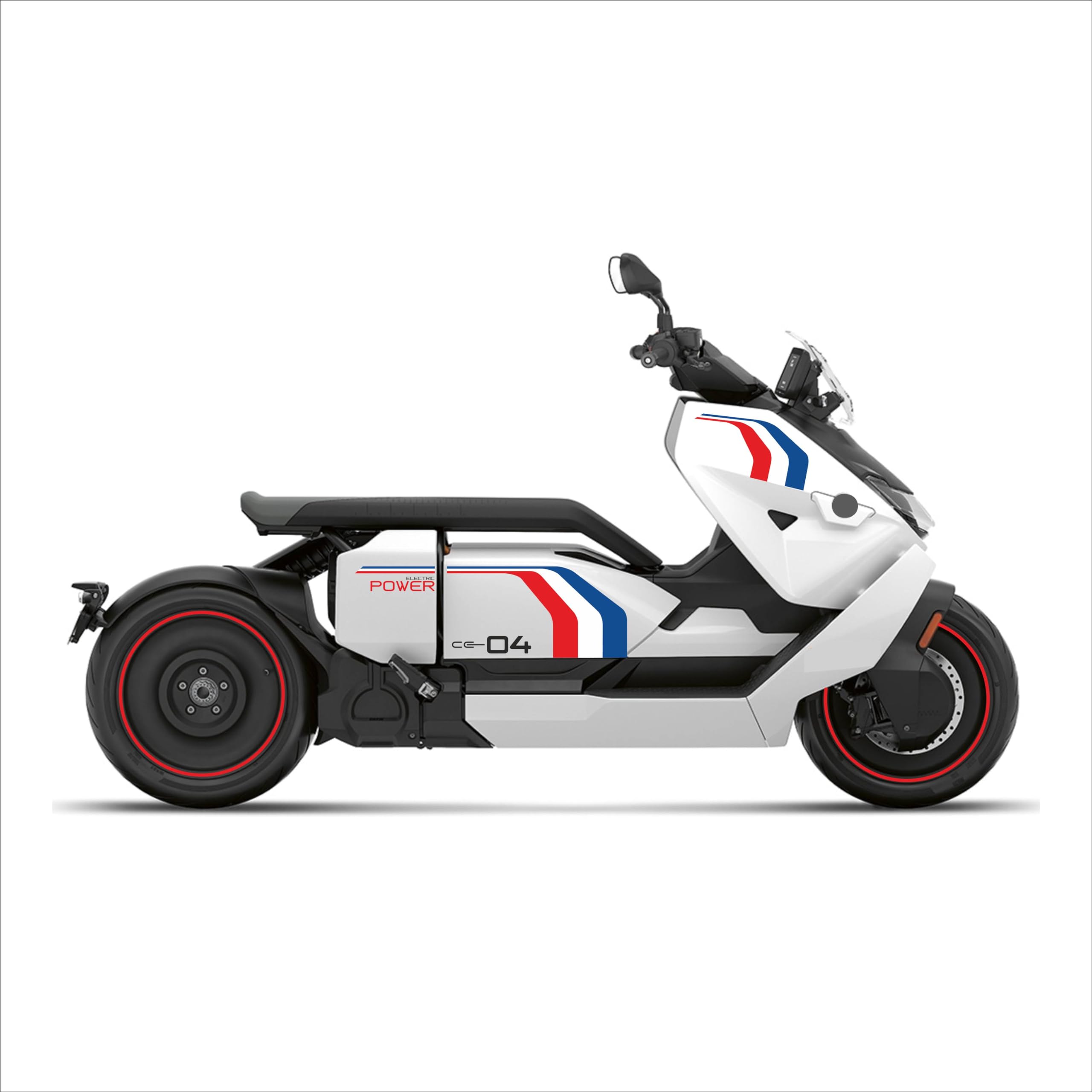 2 Reflektierende Aufkleber Für Motorrad G 310 GS – Für Handschützer, Weiß, Einfach Zu Montieren