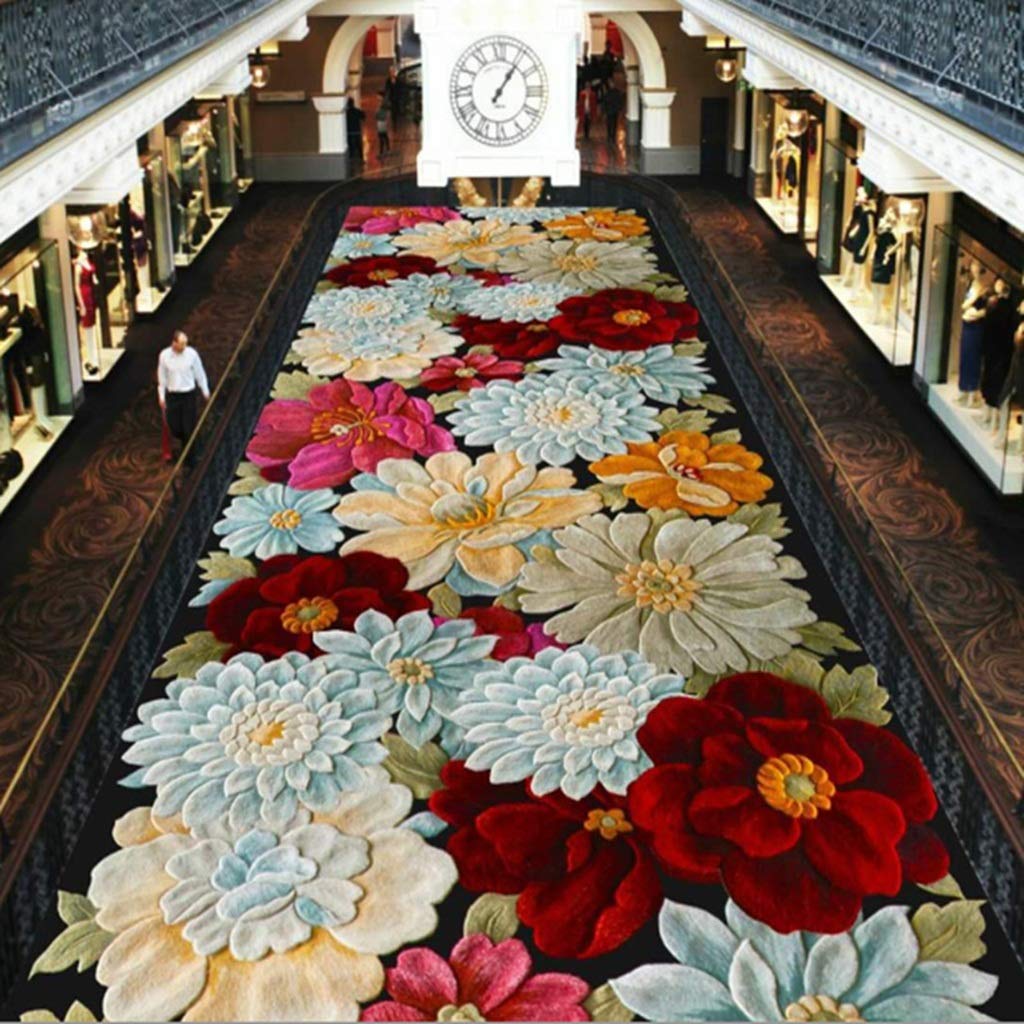 Xuulan Tappeto Corridoio Colorato, Impermeabile Anti-batterico, Tappeto Passatoia Corridoio, Tappeti Antiscivolo, Neutro Moderna, Spesso Non Spargimento Indoor (Color : B, Size : 200x90cm