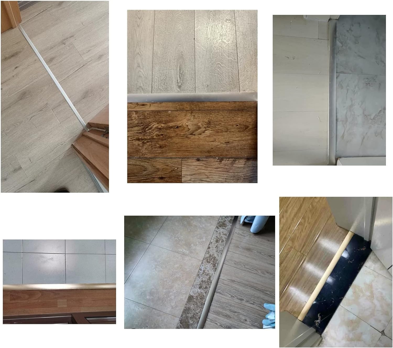 Tira de aluminio extra ancha de 140 cm, transición de umbral para alfombras y azulejos, solución duradera de tratamiento de suelos perfecta para suelos sin costuras