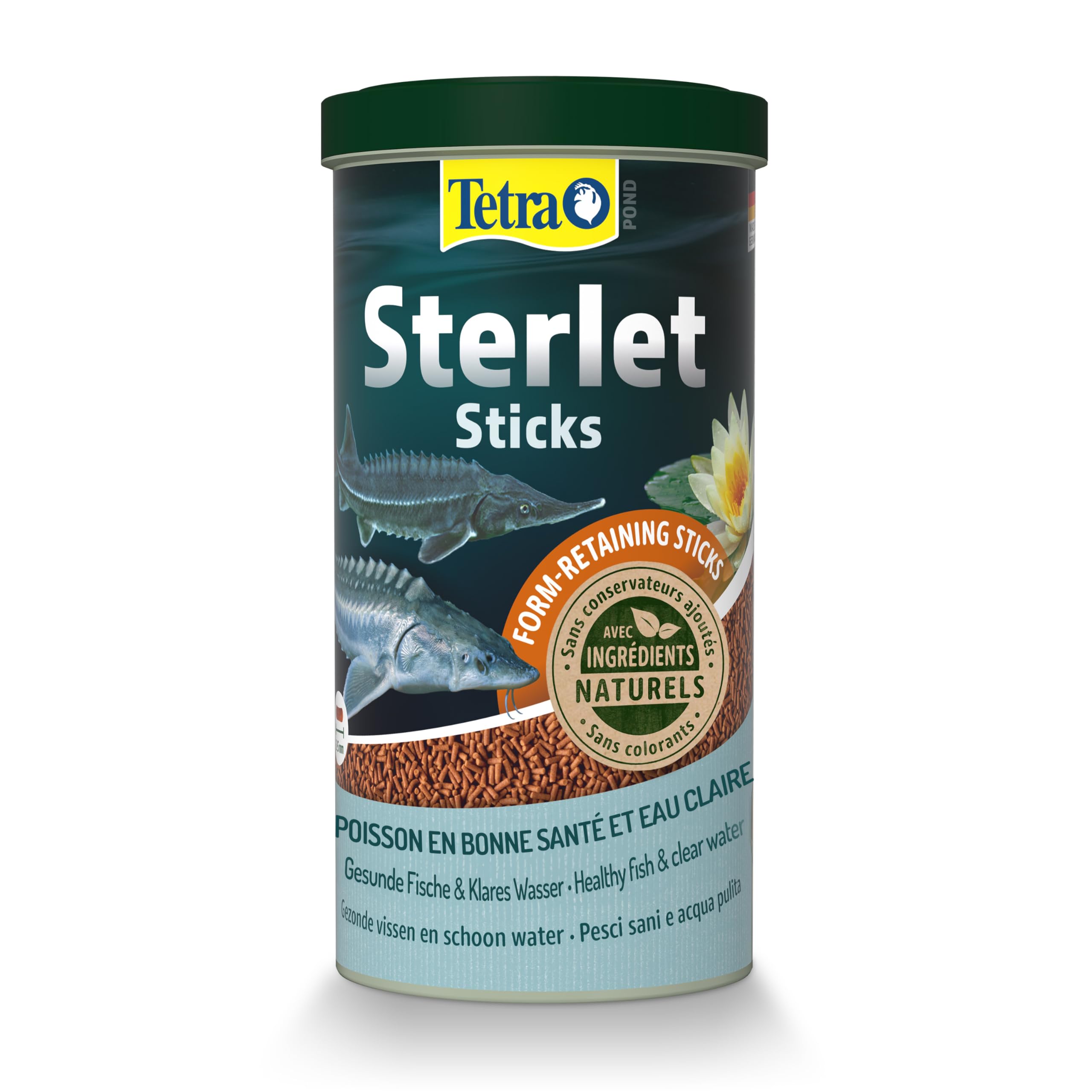 Tetra Pond Sterlet Sticks : sticks de haute qualité pour esturgeon