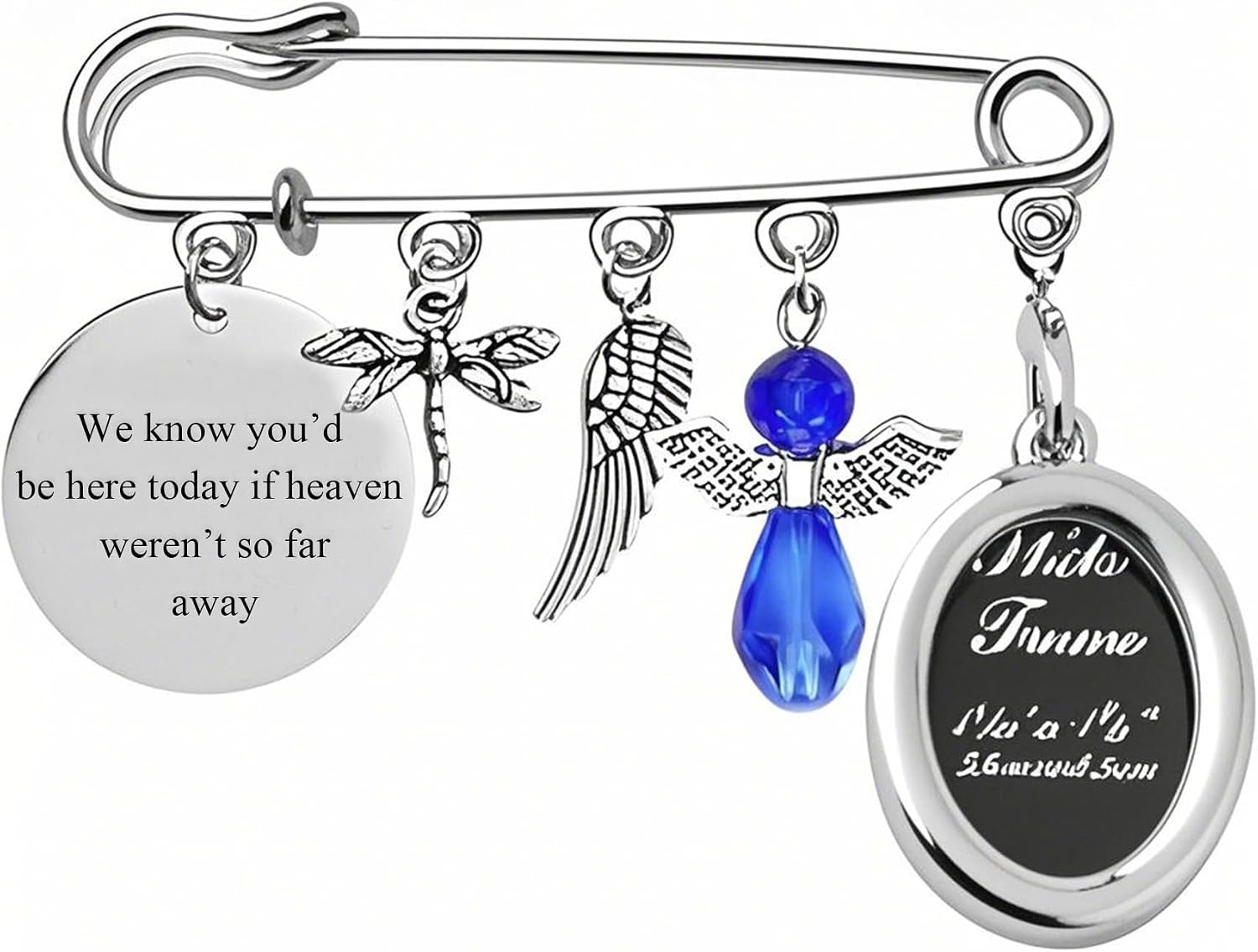 Bouquet Charms for Wedding Memory Wedding Bouquet Photo Charms Something Blue Gift for Bride