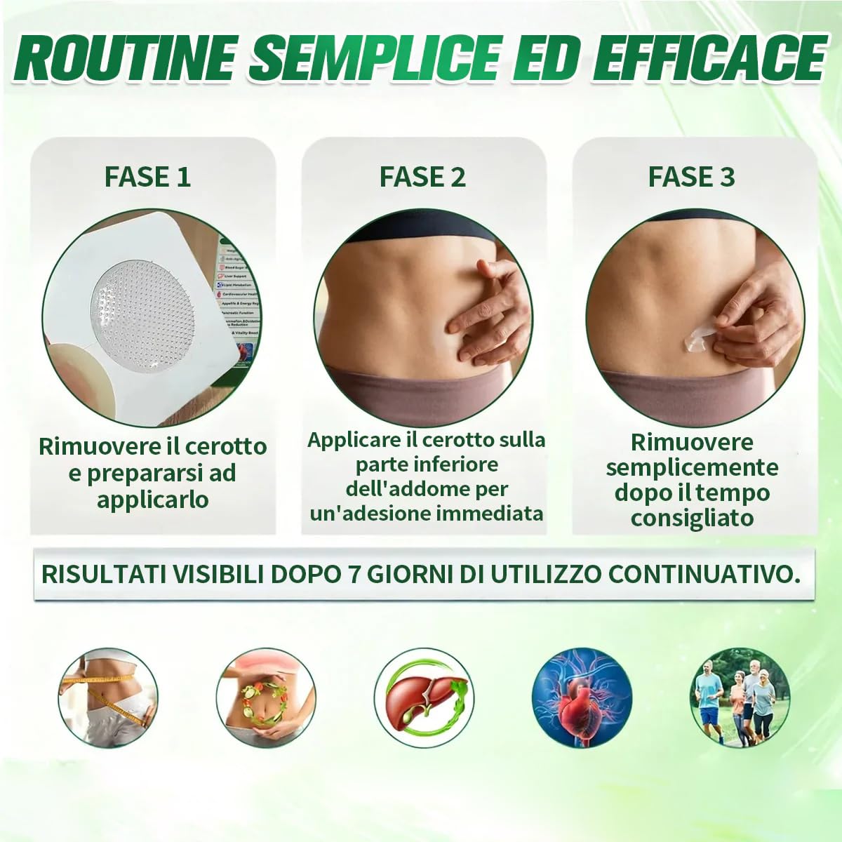 Purelora ACV x EGCG Patch Avanzato Nano Microneedle 10-in-1, Naturali Cerotti Dimagranti Efficaci, Purelora Moringa Cerotti, per Addome, Braccia e Gambe (2 Scatole)